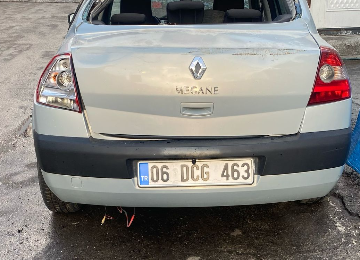 Renault Megan 2 arka tampon hatasız ayarında